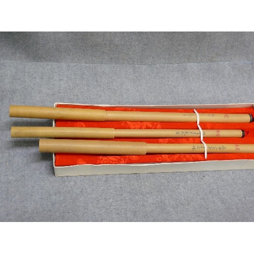 108 - A BOXED SET OF ORIGINAL CHINESE WRITING BRUSHES