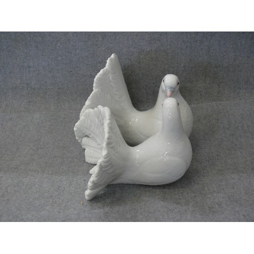 105 - LLADRO PAIR OF DOVES FIGURE WITH ORIGINAL BOX