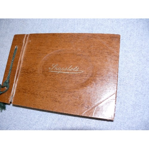 150 - A 1930'S PHOTOGRAPH ALBUM WITH SIGNED PHOTOS TO INCLUDE CHARLIE KUNZ, SAM BROWNE, RHYTHM SISTERS ETC