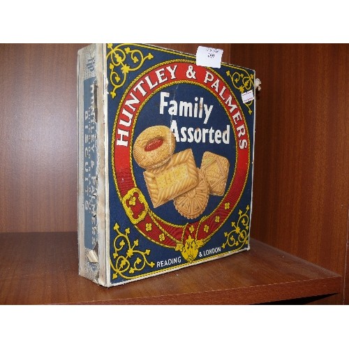 169 - A VINTAGE HUNTLEY AND PALMERS BISCUIT TIN