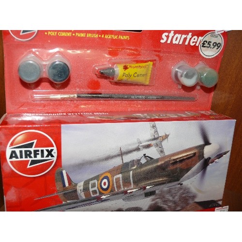 172 - AN AIRFIX 1:72 SUPERMARINE SPITFIRE MKLA SEALED IN ORIGINAL BOX