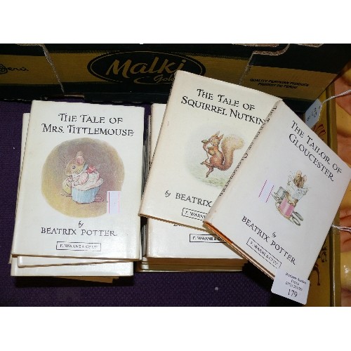 179 - A SET OF BEATRIX POTTER PETER RABBIT BOOKS