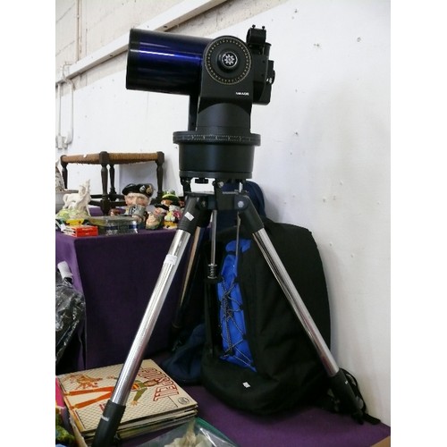 134 - A MEADE 125 ETX TELESCOPE WITH STAND AND CARRY BAGS