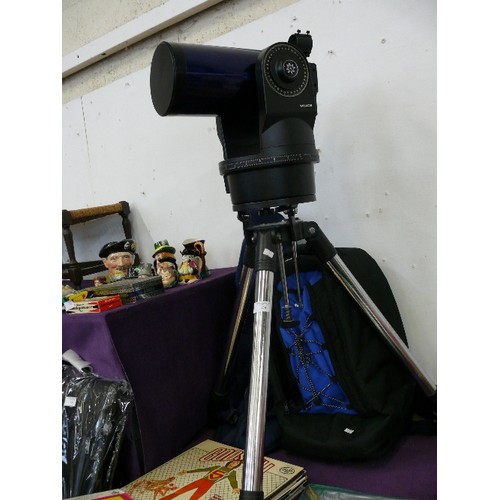 134 - A MEADE 125 ETX TELESCOPE WITH STAND AND CARRY BAGS