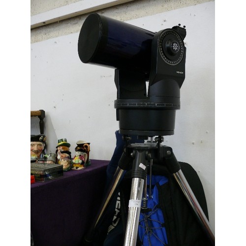 134 - A MEADE 125 ETX TELESCOPE WITH STAND AND CARRY BAGS