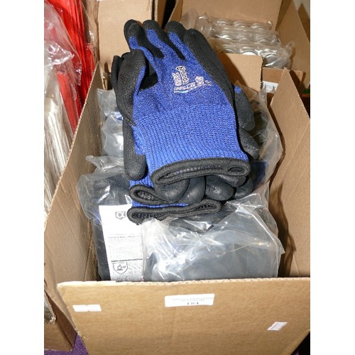 184 - 7 BRAND NEW PACKS OF WORK GLOVES