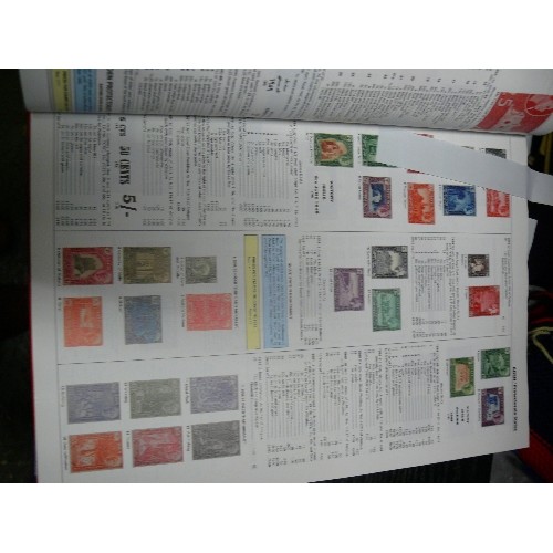 218 - QUANTITY OF ALBUMS TO INCLUDE 3 STANLEY GIBBONS STAMP CATALOGUES