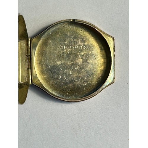 60 - A 9ct gold ladies Swiss watch retailed by J W Benson London, Hallmarked London 1946