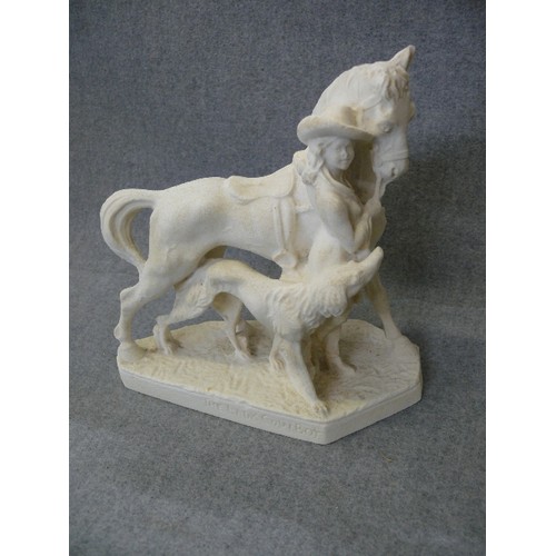 142 - THE LADY COWBOY FIGURINE