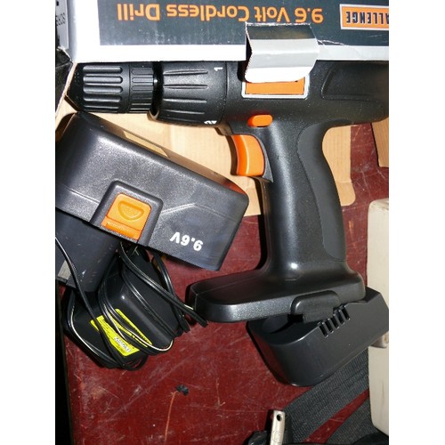 298 - CHALLENGE 9.6 VOLT CORDLESS DRILL IN ORIGINAL BOX