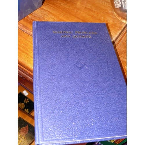 211 - 2 1980'S MASONIC YEAR BOOKS PLUS MASONIC PROBLEMS AND QUERIES AND EMULATION RITUAL