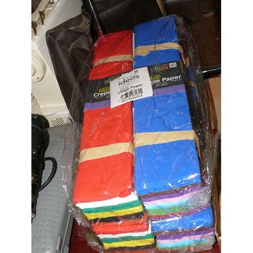 290 - 2 LARGE PACKS OF BRAND NEW CREPE PAPER