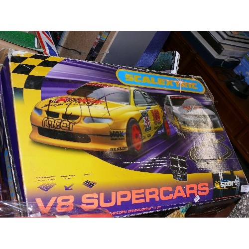 293 - SCALEXTRIC V8 SUPERCARS SET, BOXED