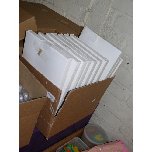 186 - 10 BRAND NEW  BOXES OF WOODEN CRAFT PEGS