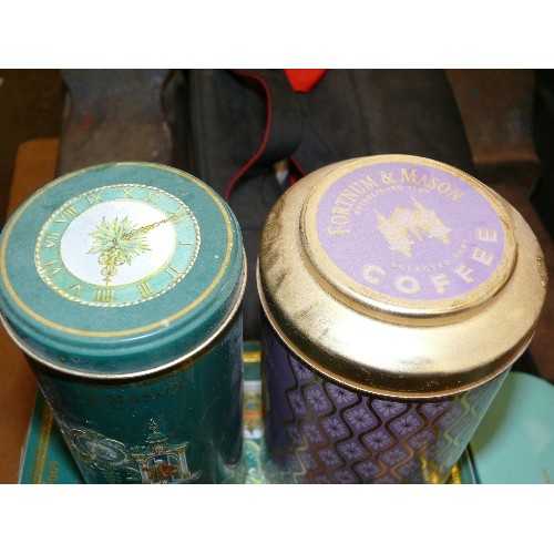 382 - A SELECTION OF FORTNUM AND MASON TINS AND BOXES