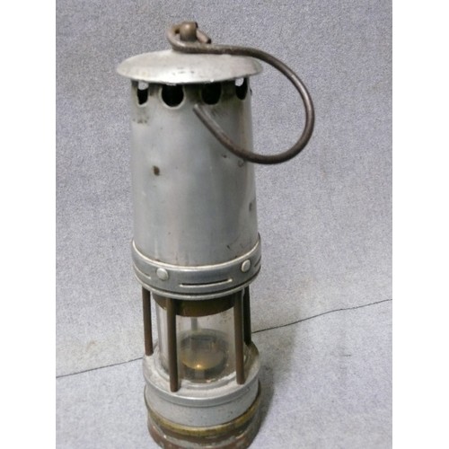 6 - MID 20TH CENTURY WELSH MINER'S LAMP