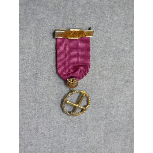 35 - A MEDAL OF THE LOYAL ORDER OF THE MOOSE 
BRo FRANCIS PONTARDULAIS LODGE No52 GOVERNOR 1951-52