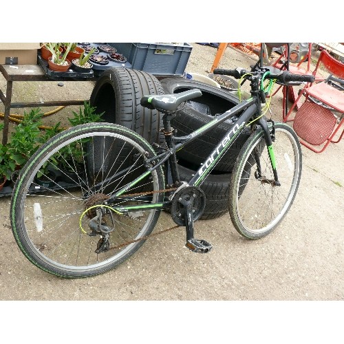 447 - A CARRERA ABYSS MOUNTAIN TRACK BIKE IN GREEN & BLACK