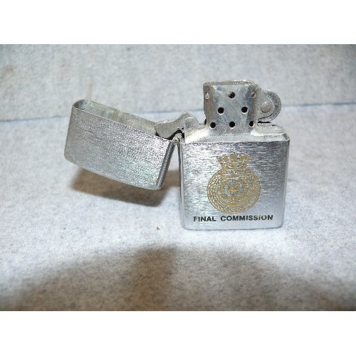 46 - A EARLY ZIPPO LIGHTER RENOWN FINAL COMMISSION A. IX