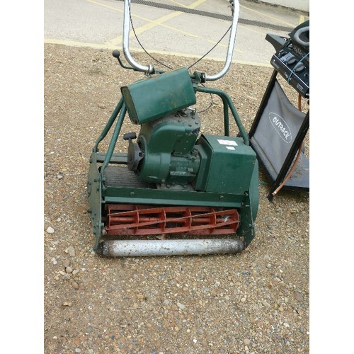 474 - VINTAGE WIDE BLADE PETROL MOWER - 60CM BLADE