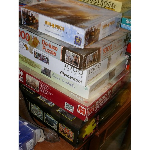 322 - 14 VARIOUS BOXED JIGSAW PUZZLES