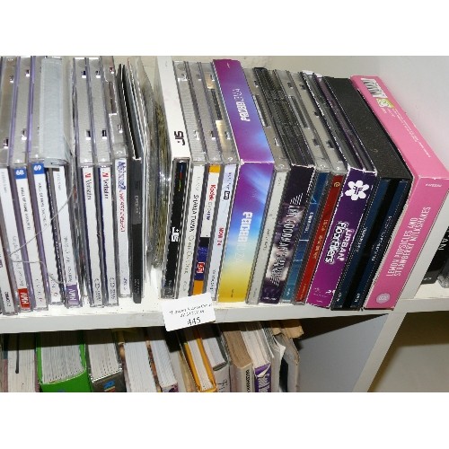 445 - 3 CUBES OF CD'S INC 