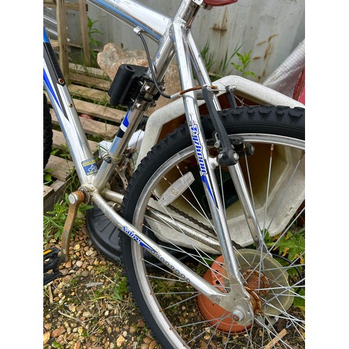 470 - TYPHOON MOUNTAIN BIKE IN BLUE & SILVER