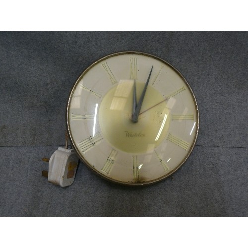 356 - A VINTAGE 1960`S WESTCLOX ELECTRIC WALL CLOCK