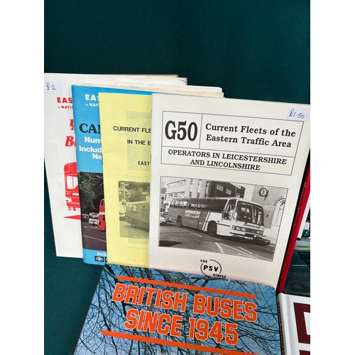 248 - BUS & COACH INTEREST. Over 20 Books and leaflets, hardback & softback including 