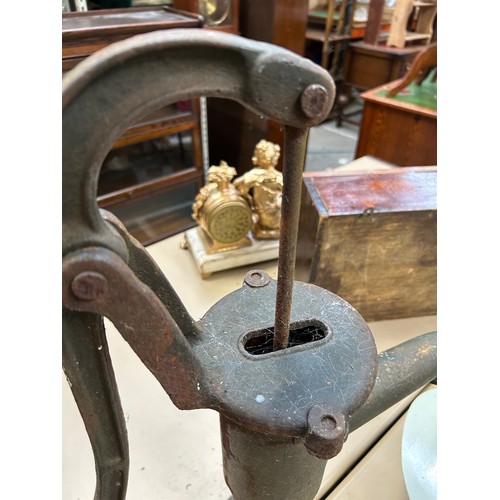 327 - A Vintage Cast Iron Hand Pump