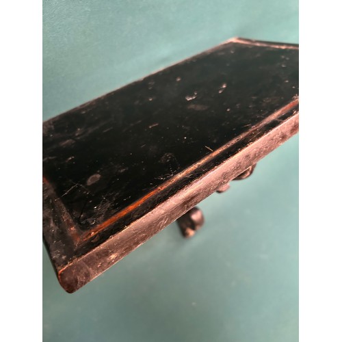 460 - Antique ebonised shelf bracket