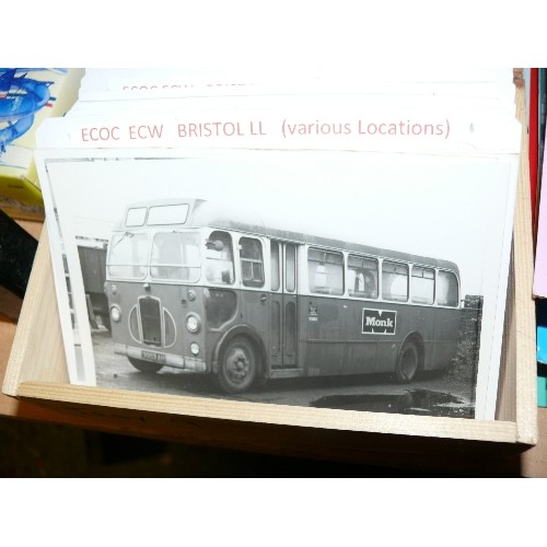 250 - BUS / EASTERN COUNTIES INTEREST. A SUPERB COLLECTION OF APPROXIMATELY 250 ORIGINAL PHOTOGRAPHS IN BL... 