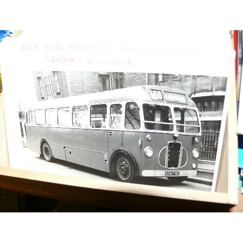 250 - BUS / EASTERN COUNTIES INTEREST. A SUPERB COLLECTION OF APPROXIMATELY 250 ORIGINAL PHOTOGRAPHS IN BL... 