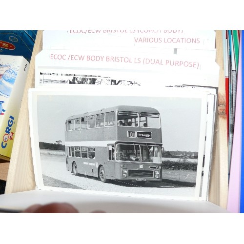 250 - BUS / EASTERN COUNTIES INTEREST. A SUPERB COLLECTION OF APPROXIMATELY 250 ORIGINAL PHOTOGRAPHS IN BL... 