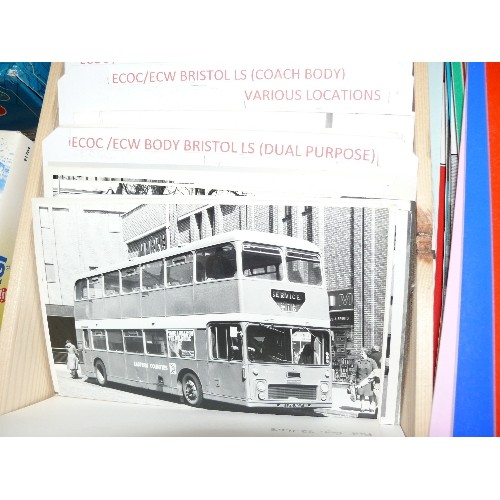 250 - BUS / EASTERN COUNTIES INTEREST. A SUPERB COLLECTION OF APPROXIMATELY 250 ORIGINAL PHOTOGRAPHS IN BL... 