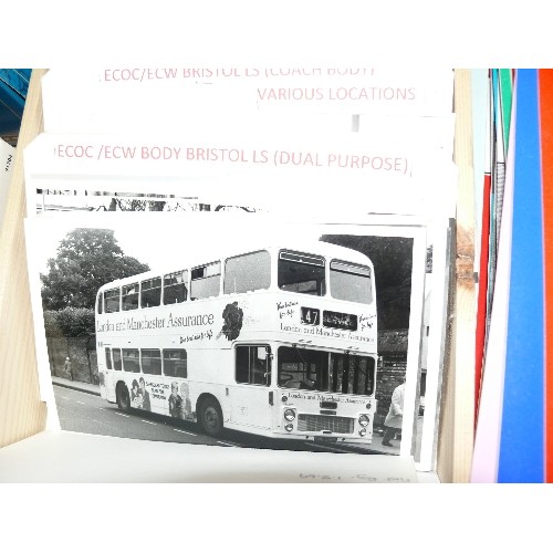 250 - BUS / EASTERN COUNTIES INTEREST. A SUPERB COLLECTION OF APPROXIMATELY 250 ORIGINAL PHOTOGRAPHS IN BL... 