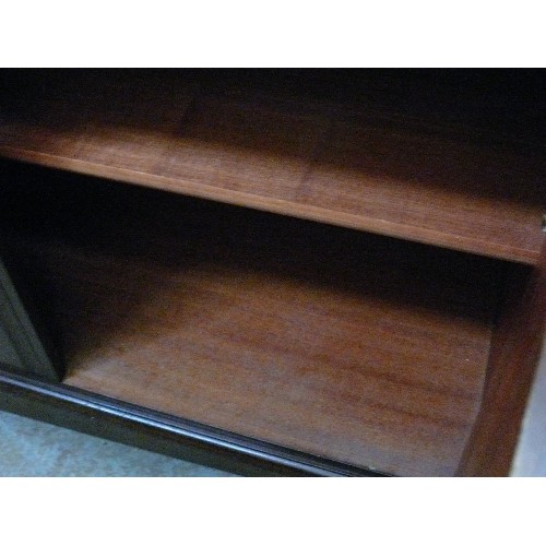 438 - STAG SIDEBOARD, 3 DRAWERS, 3 CUPBOARDS