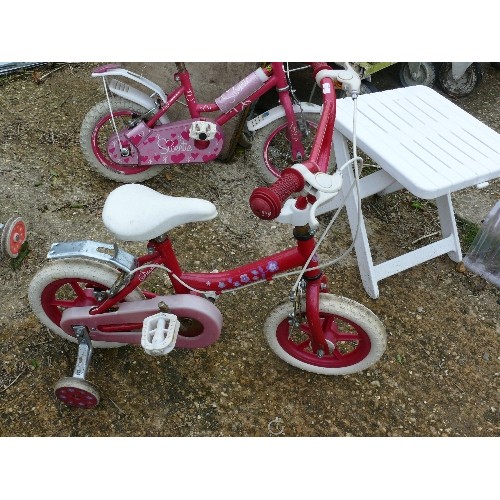 481 - 3 TODDLERS BIKES