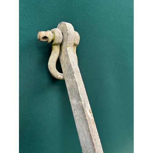 326 - A Danforth boat anchor - 85cm