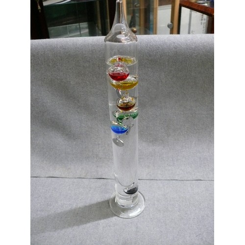 62 - LARGE GALILEO GLASS THERMOMETER