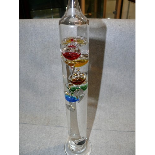 62 - LARGE GALILEO GLASS THERMOMETER