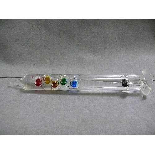 62 - LARGE GALILEO GLASS THERMOMETER