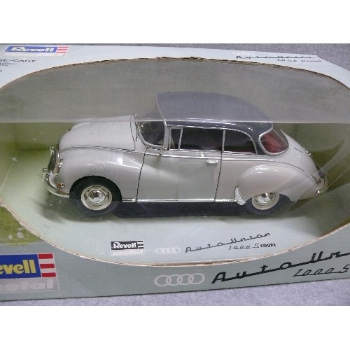 82 - LARGE DIE-CAST AUDI 1000 S COUPE, BOXED.