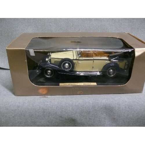 84 - LARGE DIE-CAST 1932 MAYBACH DS8 ZEPPELIN MODEL CAR, BOXED