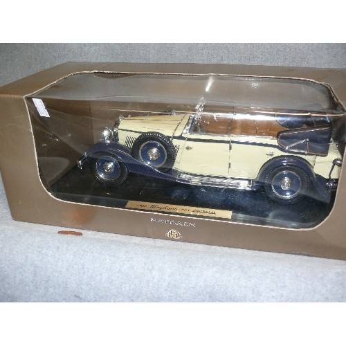 84 - LARGE DIE-CAST 1932 MAYBACH DS8 ZEPPELIN MODEL CAR, BOXED