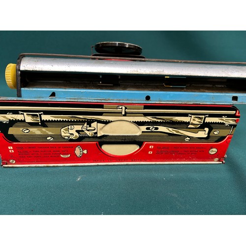 236 - A 1940's / 50's tinplate toy typewriter 