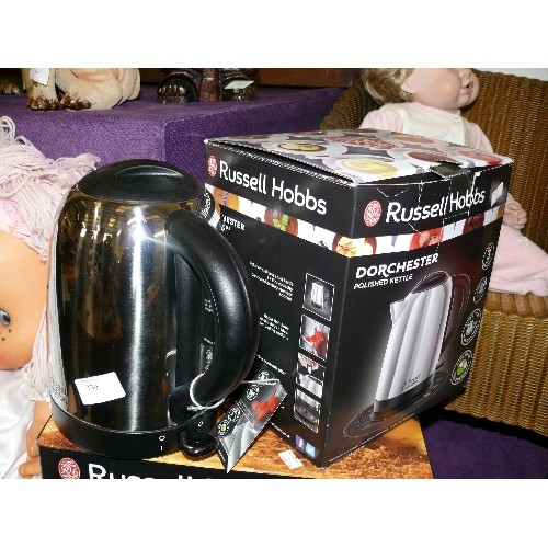 130 - BRAND-NEW/BOXED RUSSELL HOBBS TOASTER & KETTLE 'DORCHESTER'