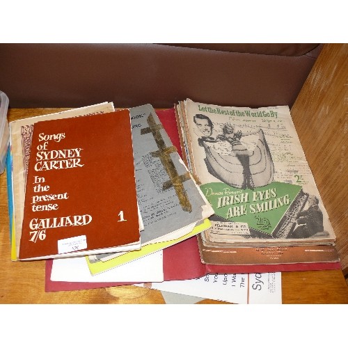 430 - QUANTITY OF VINTAGE MUSIC  BOOKS AND SHEETS