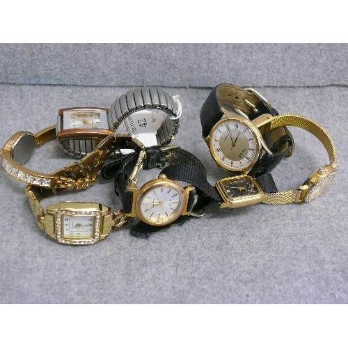 42 - 7 MIXED WRIST WATCHES GENTS AND LADIES