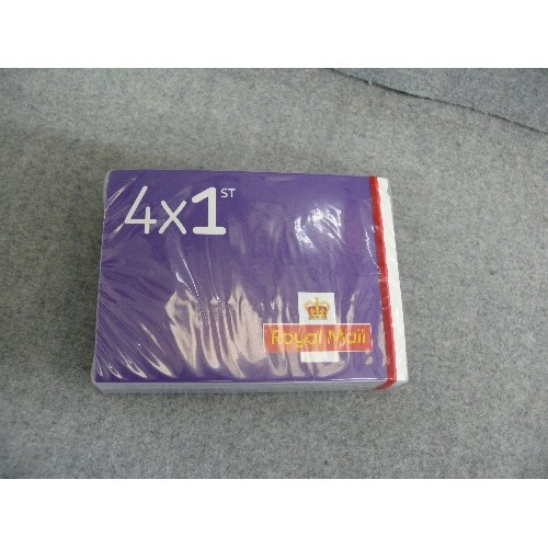 57 - SEALED PACK OF 50 BOOKS OF 4 X 1ST CLASS STAMPS (200 IN TOTAL). RETAIL £270 GUARANTEED GENUINE